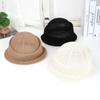 Summer Artistic Painter Berets Hat Curled Edge Circle Top Straw Hat 2026 Top Hat  Sun Basin Hat
