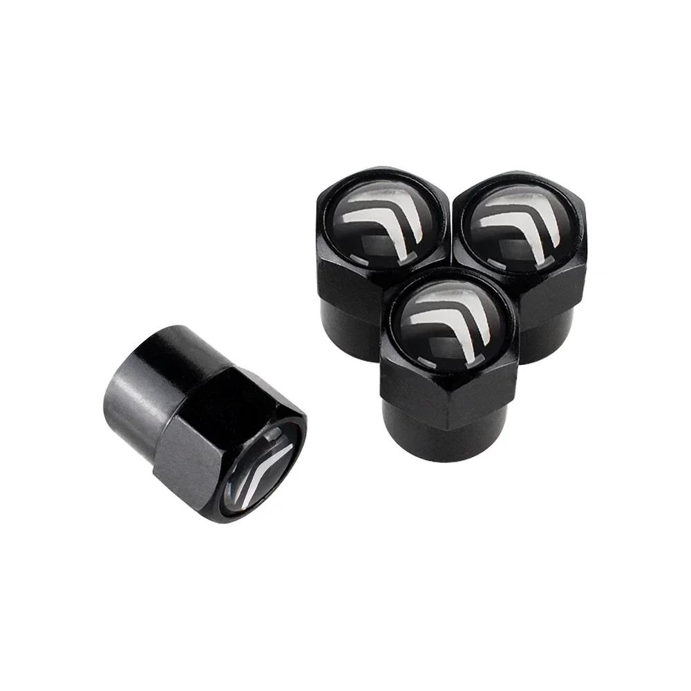 Metal Car Tyre Valve Stem Caps for Citroen Badge Berlingo C3 C4 C5 C1 C2 Berlingo C-ELYSEE Cactus Xsara Auto Exterior Accessorry