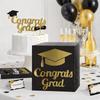 Black Golden Graduation Voting Box DIY Congrats Grad Card Box  Class of 2026