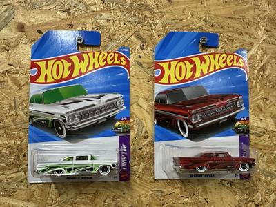 Hot Wheels Set of 2 RLC Diecast Chevy Impala RLC STH American Cars '59 (Special Edition) Car.