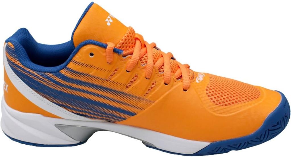 Yonex Power Cushion Team AC Tennis Size 3E Shoes, Orange/Navy, 22.0 cm,
