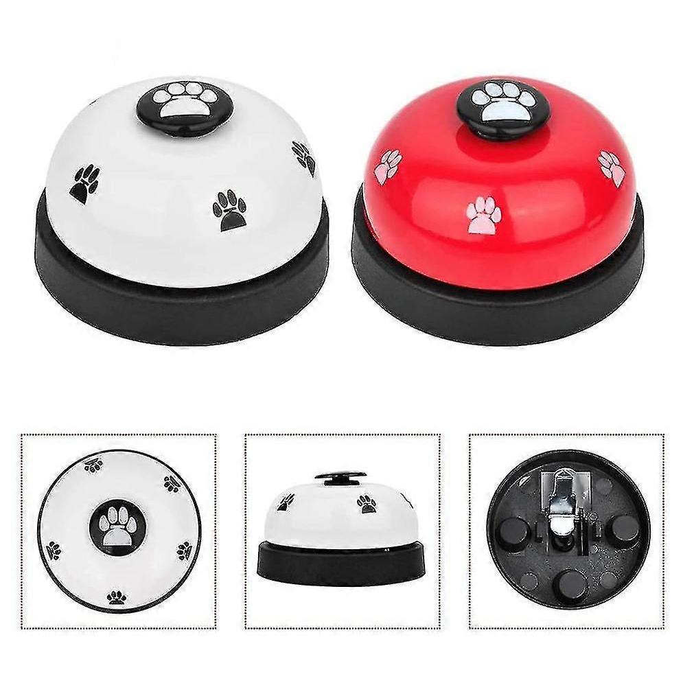 2-piece Training Bells For Pets Potty Training With Paw Pattern - RiRi