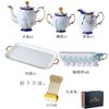Coffee Cup Saucer Afternoon Tea Set Exquisite Bone China Water Set Light Luxury Flower Tea Cup Household Set With Tray