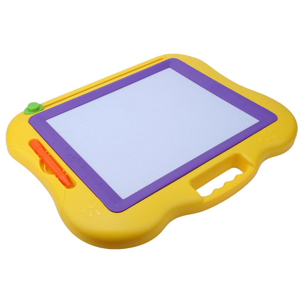 Magnetic Doodling Writing Board Kid Educational Toy Hand Carry Plastic Drawing Board