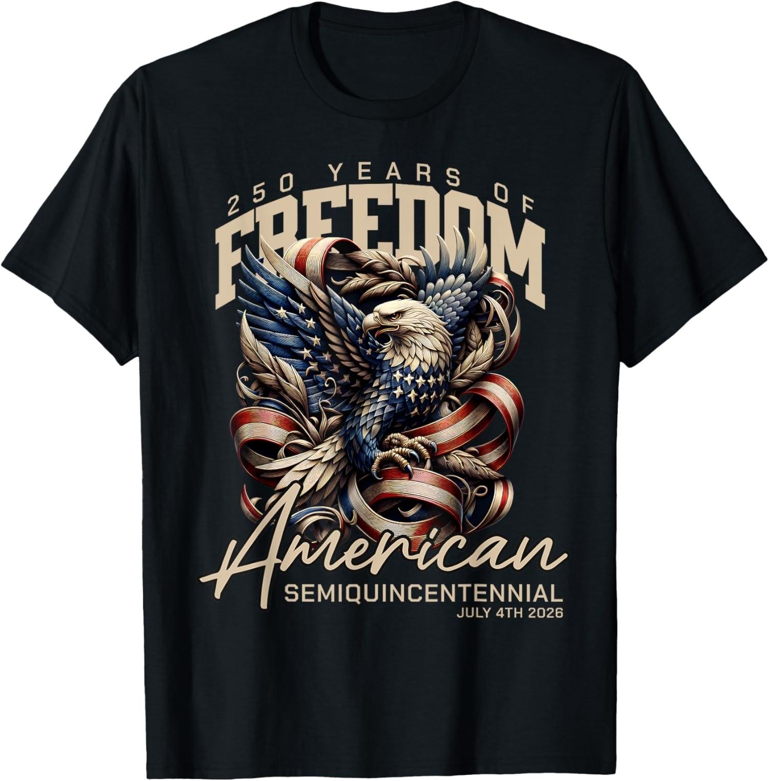 250th Anniversary Eagle Tribute Unisex T-Shirt S разноцветный