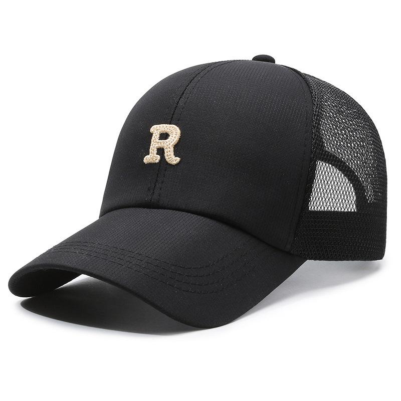 Spring and summer breathable baseball cap light and thin mesh cap R standard cap men's and women's outdoor visor fishing cap