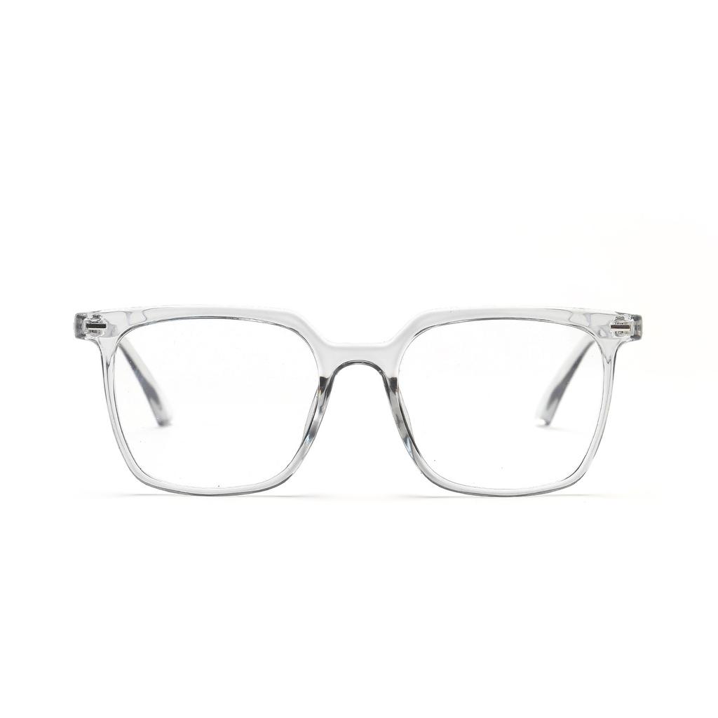 Glasses B310 Square Large Frame Rivets Retro Trend Matching Flat Glasses