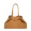 Vintage Matte Tote Bag for Women Large Capacity Shoulder Underarm Bag Casual Daily Work Handbag