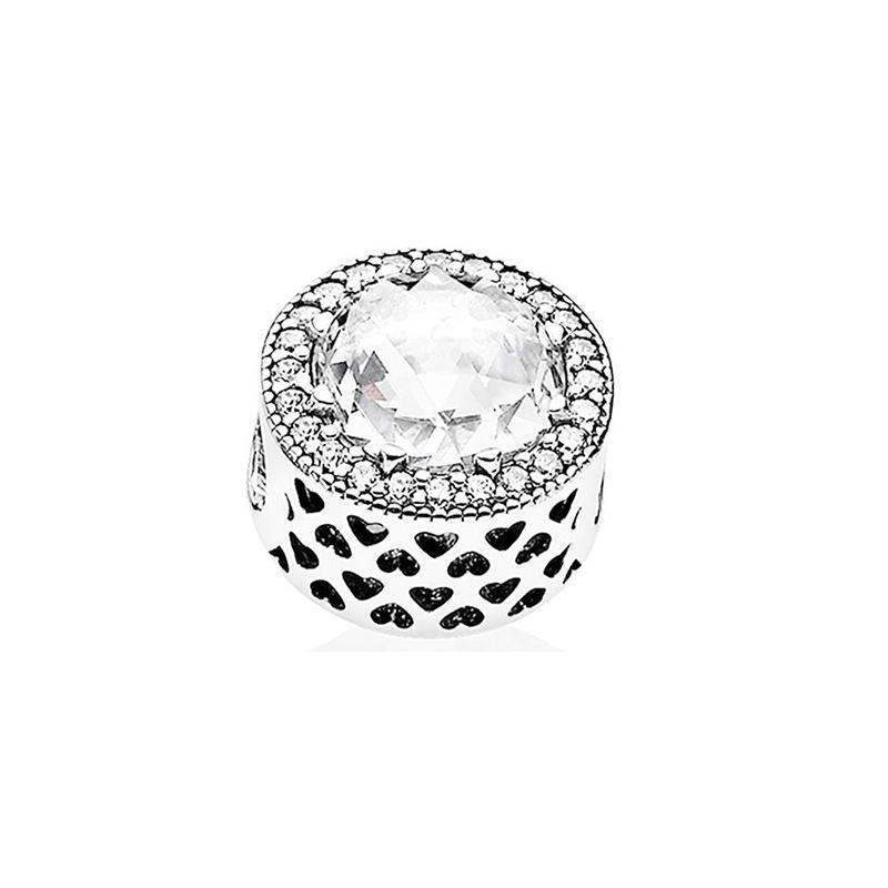 Pandora Shiny Transparent Pendant Women's S # 791725CZ