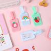 Cute Cartoon PVC Luggage Tag - Waterproof Travel Boarding Pass Card for Students