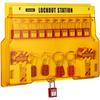 58 PCS Lockout Tagout Kits, Electrical Safety Loto Kit Includes Padlocks, Lockout Station, Hasp, Tags & Zip Ties, Lockout Tagout Safety Tools for