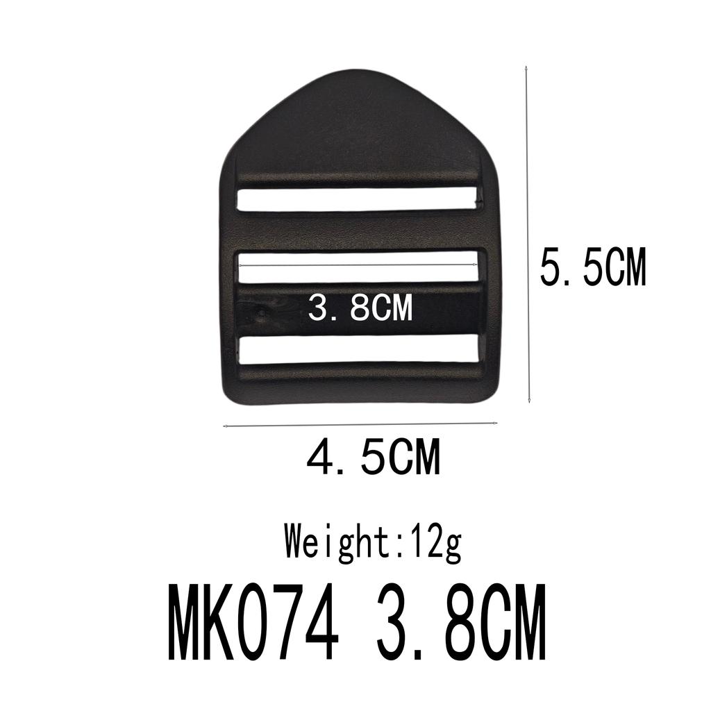 25mm Tactical Backpack POM Plastic Black Webbing Adjustable Ladder Buckle Waterproof Strong Camping Bag