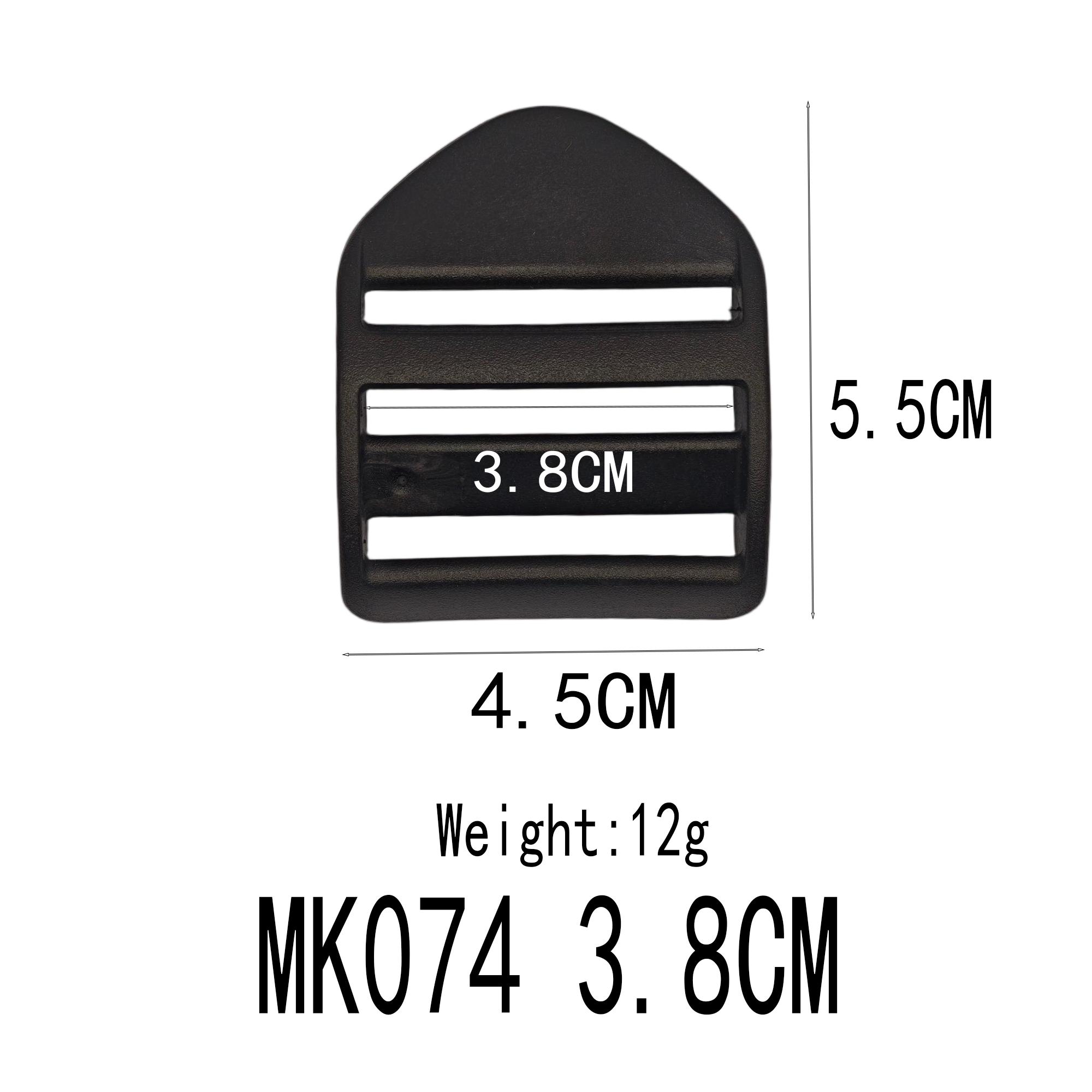 25mm Tactical Backpack POM Plastic Black Webbing Adjustable Ladder Buckle Waterproof Strong Camping Bag 3.8CM