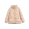 New Chinese buckle down jacket women's short 2024 winter retro thickened stand-up collar design sense niche warm jacket