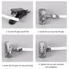 Brass Water Inlet Valve Easy to Install 3 Way Valve Versatile Water Inlet Ball Valve Upgrades for Homes & Office Use