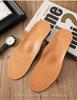 Orthopedic Genuine Leather High Arch Support Insoles - Odor-Resistant, Breathable, Sweat-Absorbent for Men & Women
