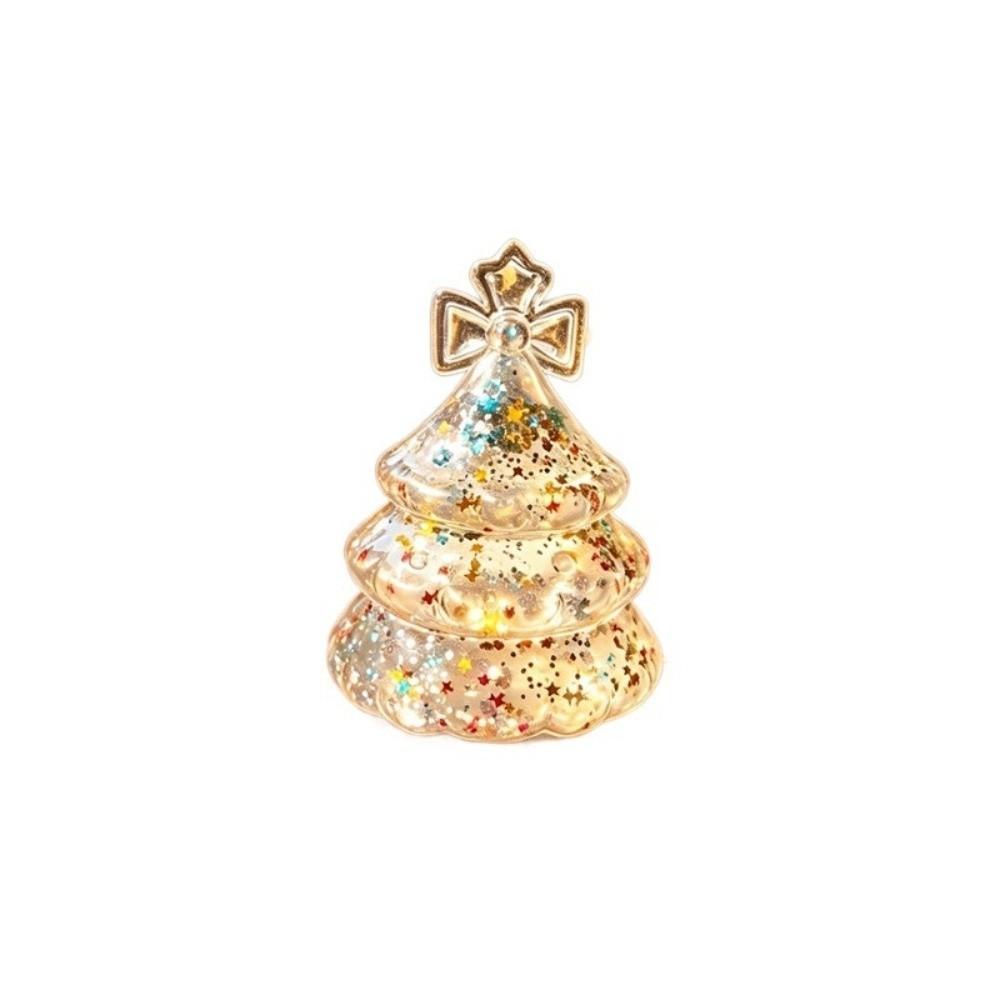 Slow-Rebound Christmas Squishy Toy Glitter Clear Squeeze Toy Gift for Children