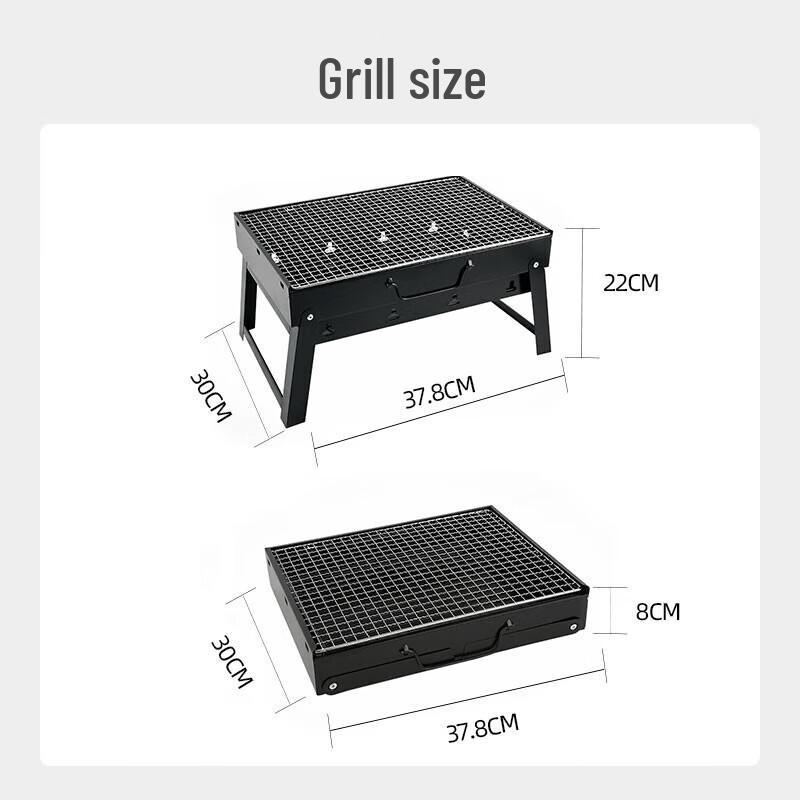 Portable Folding Charcoal BBQ Grill