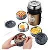 TAFUCO 2.3L 4-Layer 316 Stainless Steel Insulated Lunch Box