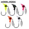 Colored Spinner Big Eye Lead Head Hooks: 3.5g, 5g, 7g, 10g for Fishing