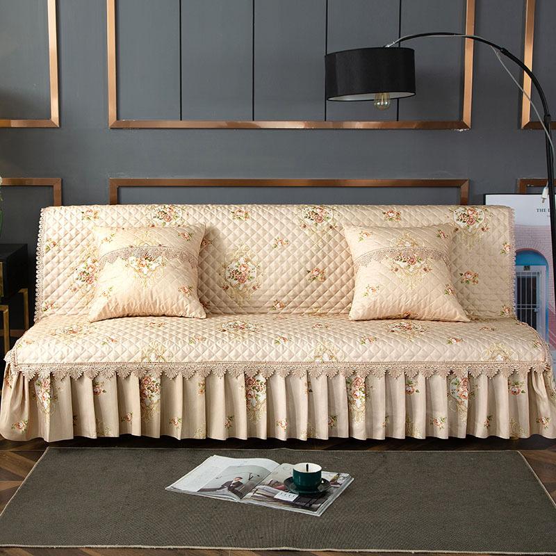 Four Seasons Home Klappsofabezug, modisches Imperial-Sofakissen, verdickt, armlos, einfacher Sofabezug, vollständiger Bezug