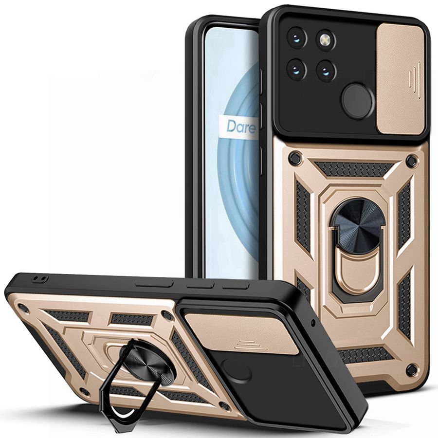 Camera Protection Armor Case For OPPO A6X A40 A98 A79 A53 A54 A74 5G A57 A5 Reno 15F Realme 15 15T 16 C85 14 8 9 Pro C75 C71 C61 C63 ShockProof Cover