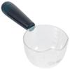Two in One Plastic Pet Food Spoon Dog Food Scoop Clip with Transparent Scale Measuring Cup for Cat Dog Feeding
