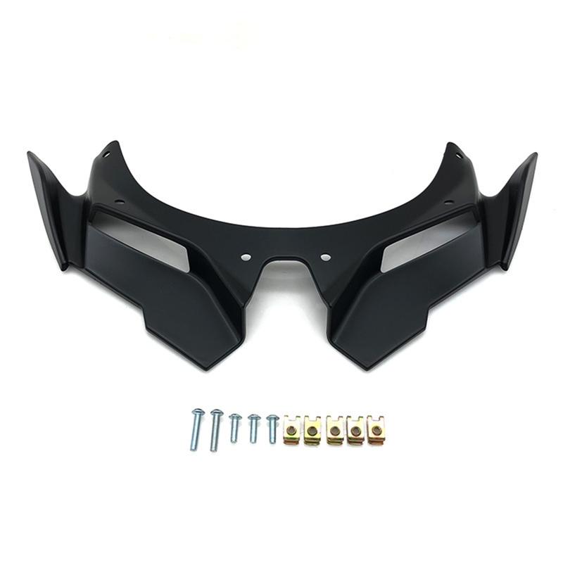 

For KAWASAKI ZX4R ZX-4RR ZX25R 2025-2025 Motorcycle Front Fairing Aerodynamic Winglets Cover Protection Guards,A Replacement чорний