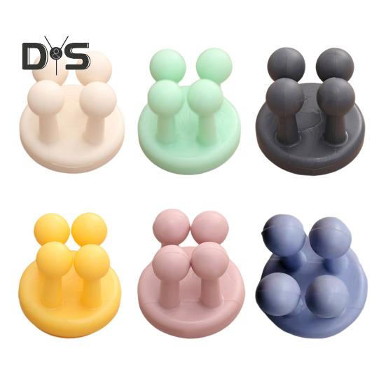 

6 шт. самоклеящиеся крючки для хранения держателей для бритв в душе, легко устанавливаемые настенные крючки для ванной комнаты, вешалки для зубных щеток разноцветный