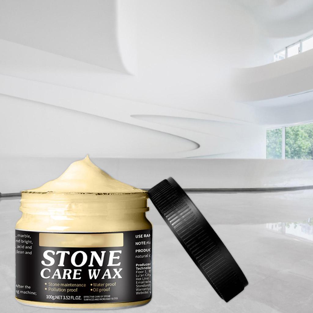 Marble Polishing Wax Nourishing Shine Restorer Stain Remover Marble Granite Stone Care Paste Maintenance Wax for Countertops