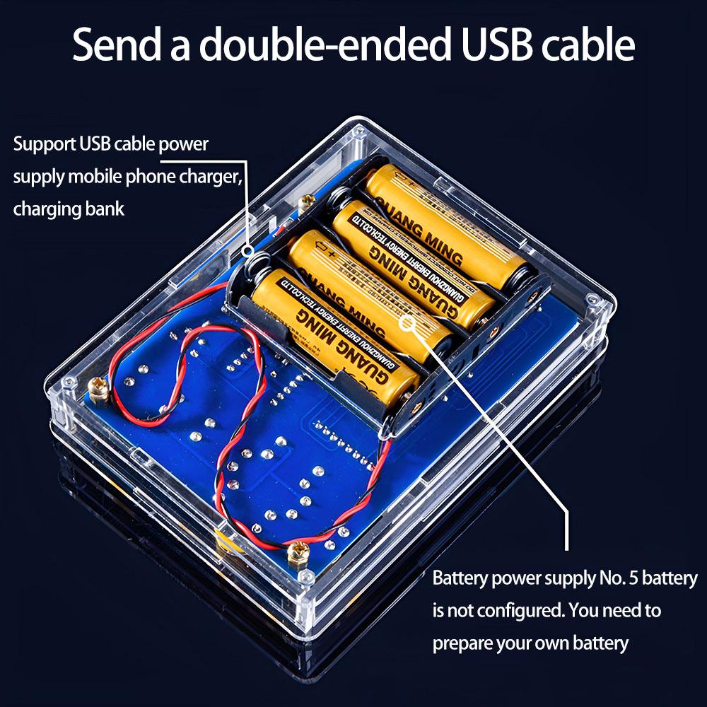 DIY Solder Project Game Kit Classic Games for Electronic Soldering Practice Learning Gift for Family and Friends