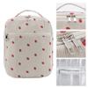 Lunch Bag for Women Corduroy Insulated Lunch Box Leakproof Lunch Tote Handbag Strawberry for School Travel Picnic