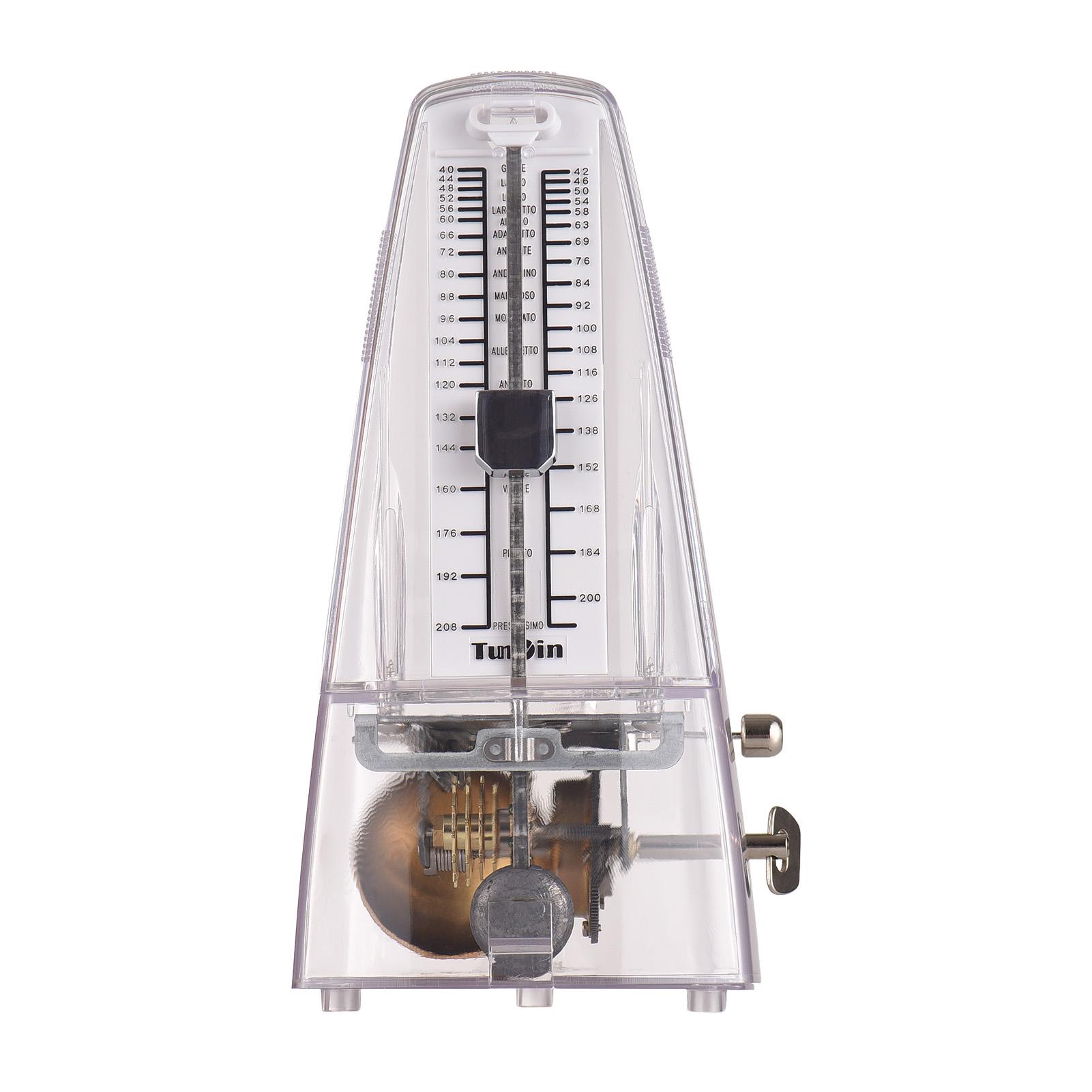

Механический метроном TUNYIN Портативный метроном Регулируемая скорость удара Легкий громкий звук для белый