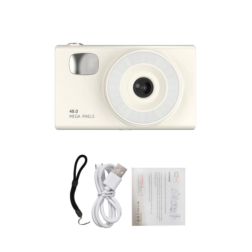 1080P Digital Camera Digital Video Camera 48MP 2.8 Inch Screen Auto   16X Zoom Built-in LED Fill Light for Teens Students Friends