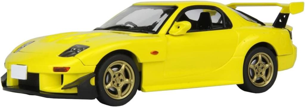 Mazda FD3S Custom Competition Yellow Mica Plastic Model Kit MN10 Platz/MONO 1/32 RX-7 Pre-colored (Automobile)