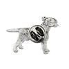 Bull Terrier, Bully I - Dog brooch in a gift box, elegant pin, lapel pin for Art-Dog brand jacket