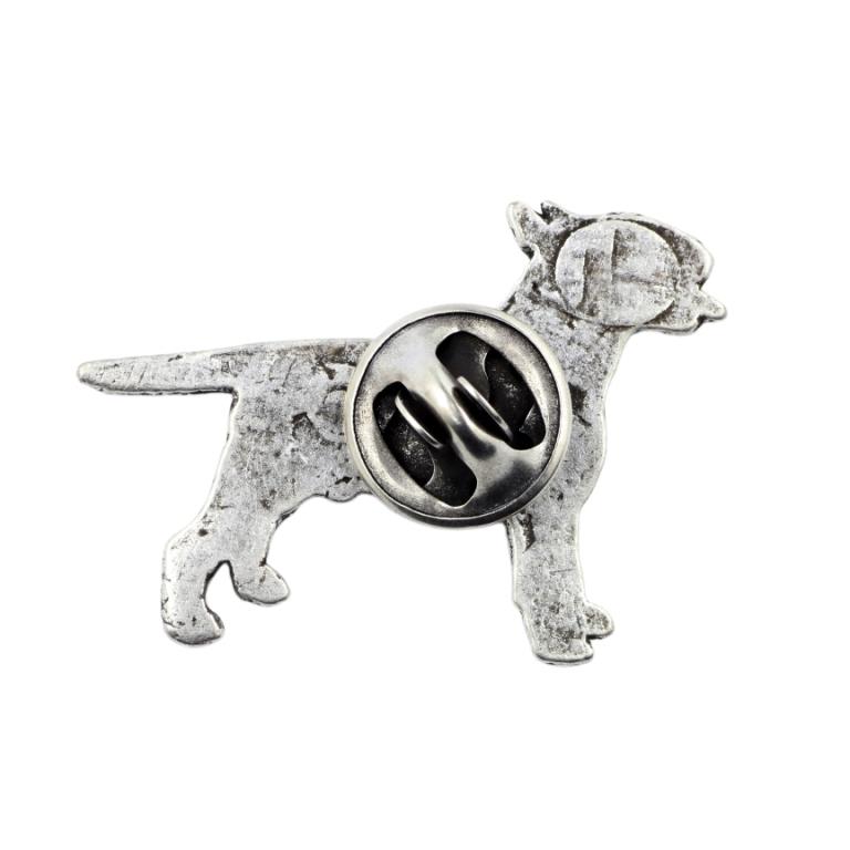 Bull Terrier, Bully I - Dog brooch in a gift box, elegant pin, lapel pin for Art-Dog brand jacket