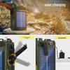 Emergency Solar Hand-Crank Radio and Flashlight for Disaster Preparedness