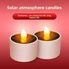 Solar Led Candle Light Waterproof Outdoor Garden Decor For Patio And Yard Use