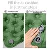 Inflatable Camping Mats Outdoor Portable Inflatable Mat Built-in Pump Sleeping Mat Hike Waterproof Folding Sleeping Mat