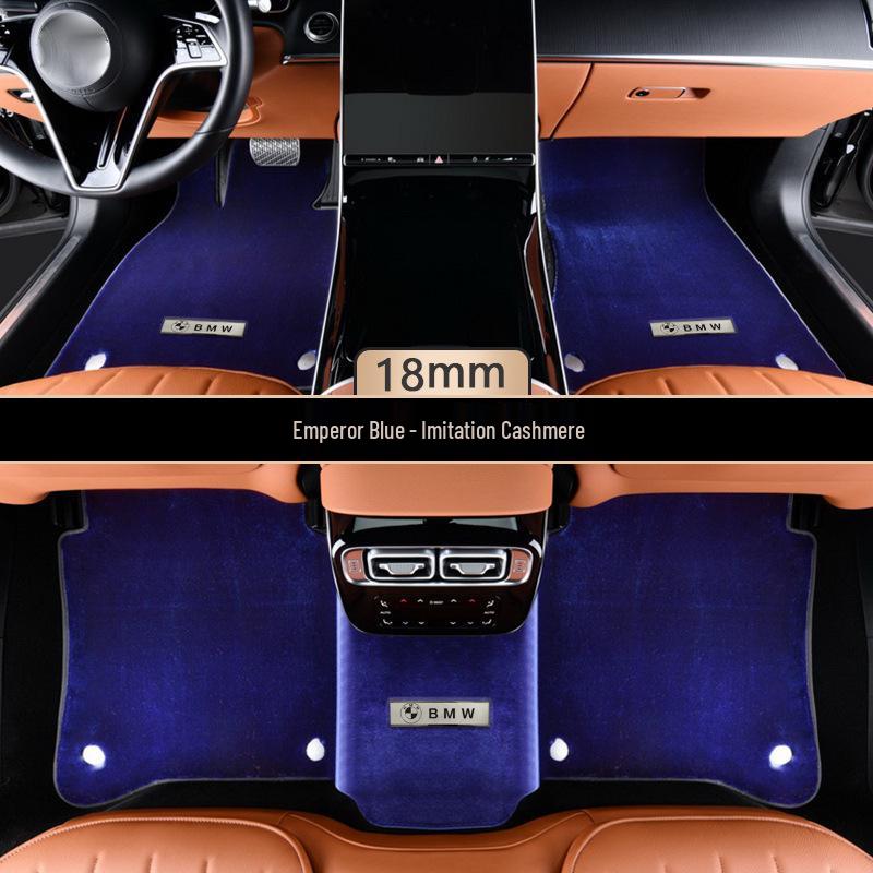 Luxury Pure Wool Floor Mats for 2023 BMW 7 Series G70/i7 (735li/740li/730li)
