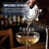 Cocktail-Sieb aus Edelstahl, Bar-Getränkesieb mit hochdichtem Feder-Sieb, Bar-Werkzeuge Cocktail-Shaker-Zubehör