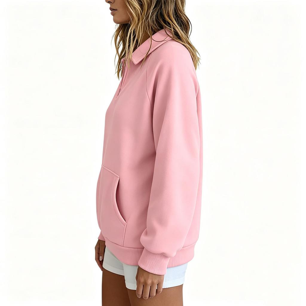 Women's Casual Sweatshirt Loose Fit Color for Everyday Wear