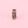10pcs Zinc Zinc Alloy Spacer Hairbraid Silver Micro Rings Tube Dreadlock Beads Hair Braid Beads Cuff Clip