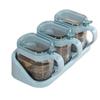 Dust-proof Spice Storage Bottle Food Grade Seasoning Box Set Durable Spice Container  Cooking Use