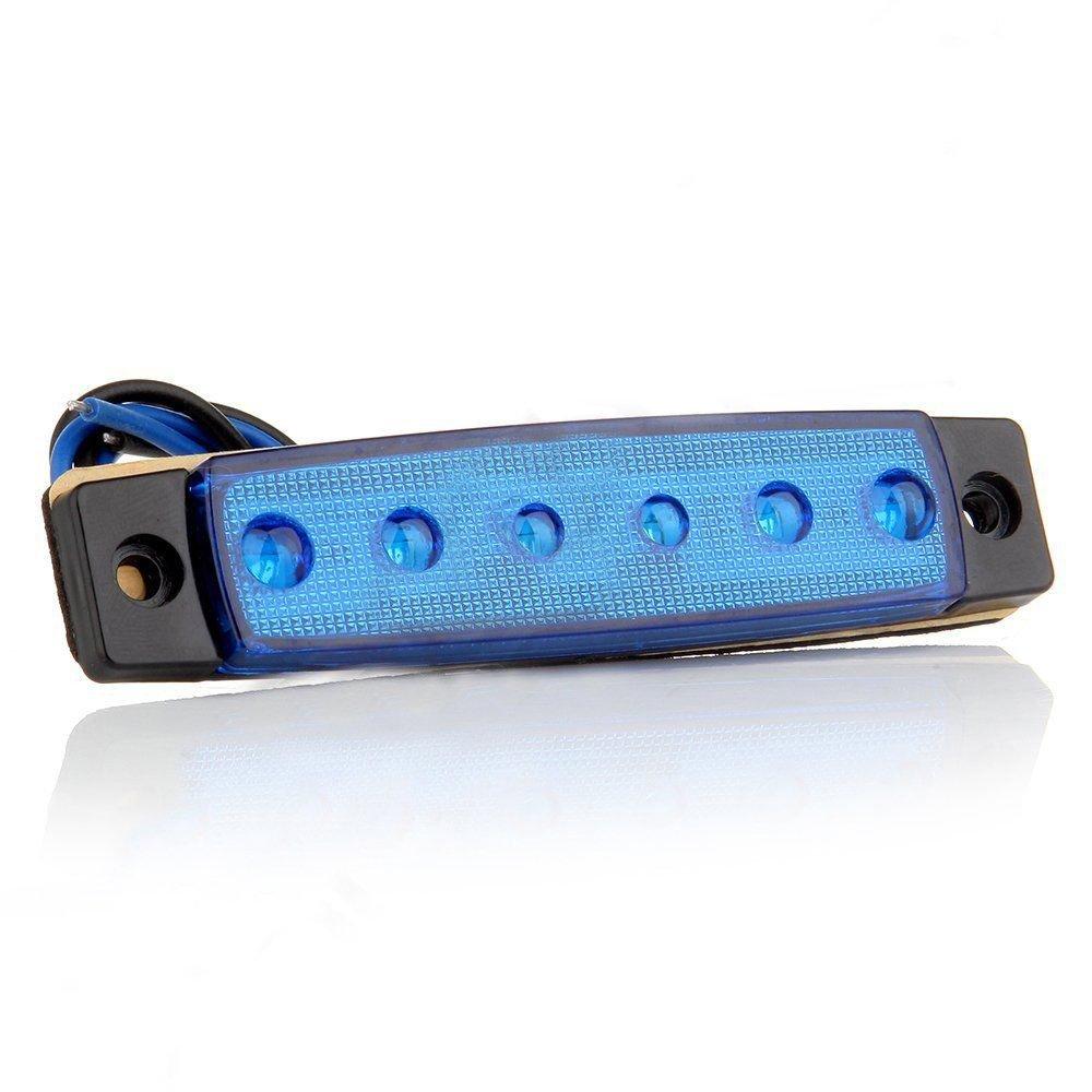 PolarLander LED Light Side Marker Lamp Light One Side 6 LED Truck Dump