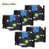 5PCS 231 241 Compatible for Brother Tz TZe-231 Tz-241 Tze-131 631 831 335 Tapes Black On White 12mm Label Tape for P-Touch Maker