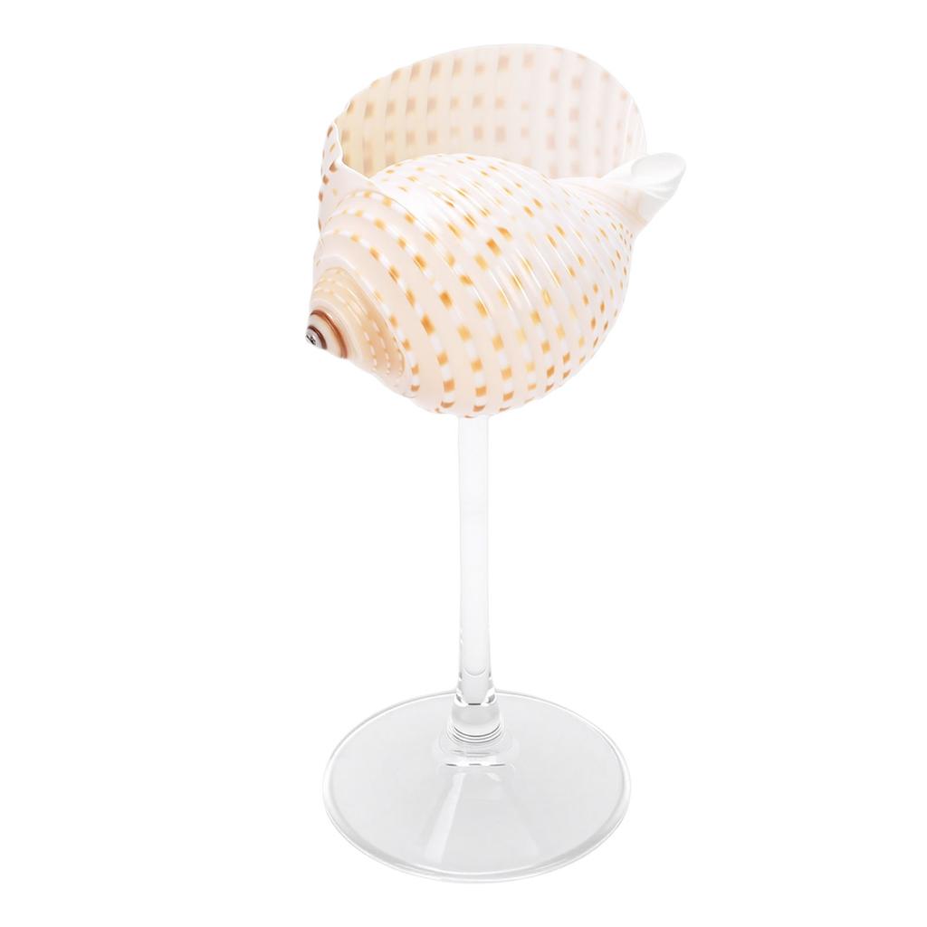 Conch Shell Wine Glass Elegant Unique Creative Drinking Goblet Cocktail Drinks Cup for Wedding Party Bar