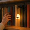 Rustikales Heimbibliotheksdekor Geisterregal Licht, Dekorative Retro-Laterne zur Dekoration, Warme LED Mini Akzent-Leselampe für Buchliebhaber, Gothic Fantasy