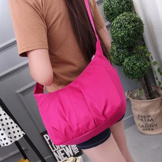 Borsa a tracolla in nylon impermeabile da donna con borsa a tracolla di grande capacità
